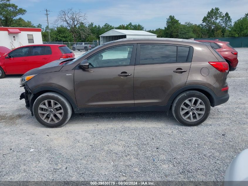 2014 Kia Sportage Lx VIN: KNDPBCAC0E7548632 Lot: 39530775