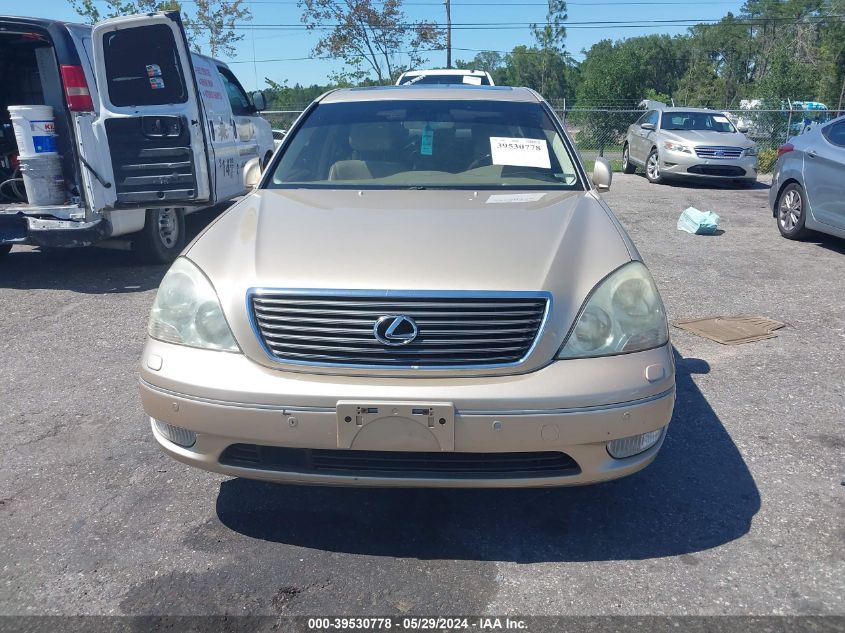 2002 Lexus Ls 430 VIN: JTHBN30F120080409 Lot: 39530778