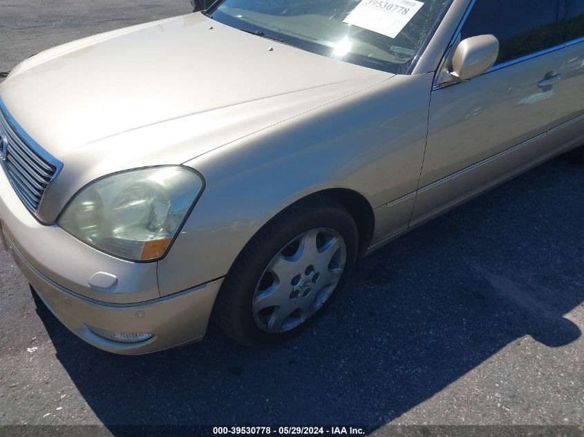 2002 Lexus Ls 430 VIN: JTHBN30F120080409 Lot: 39530778