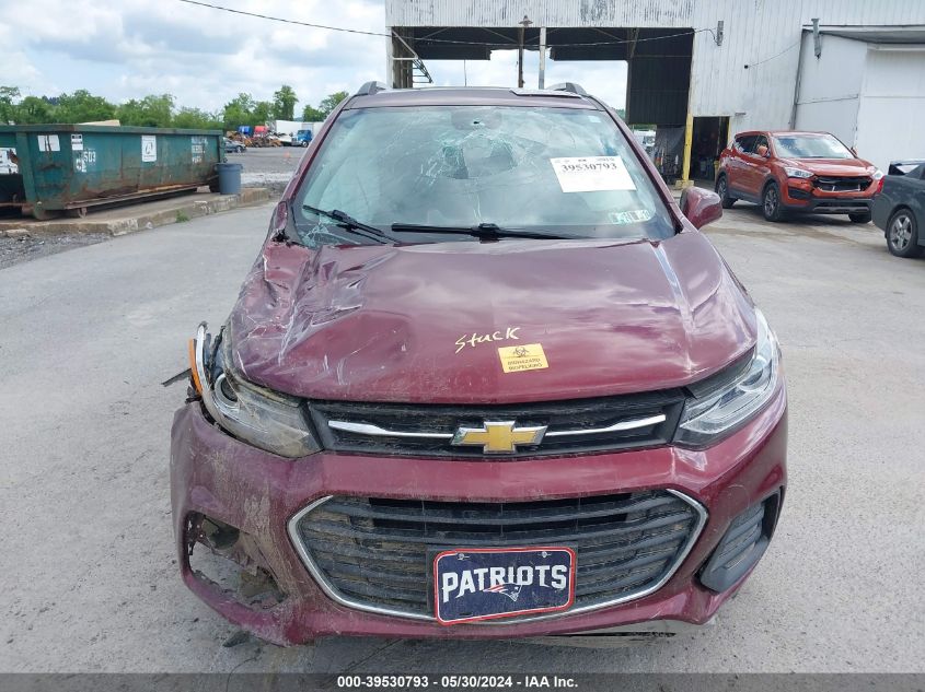 2017 Chevrolet Trax Lt VIN: 3GNCJPSB2HL141191 Lot: 39530793