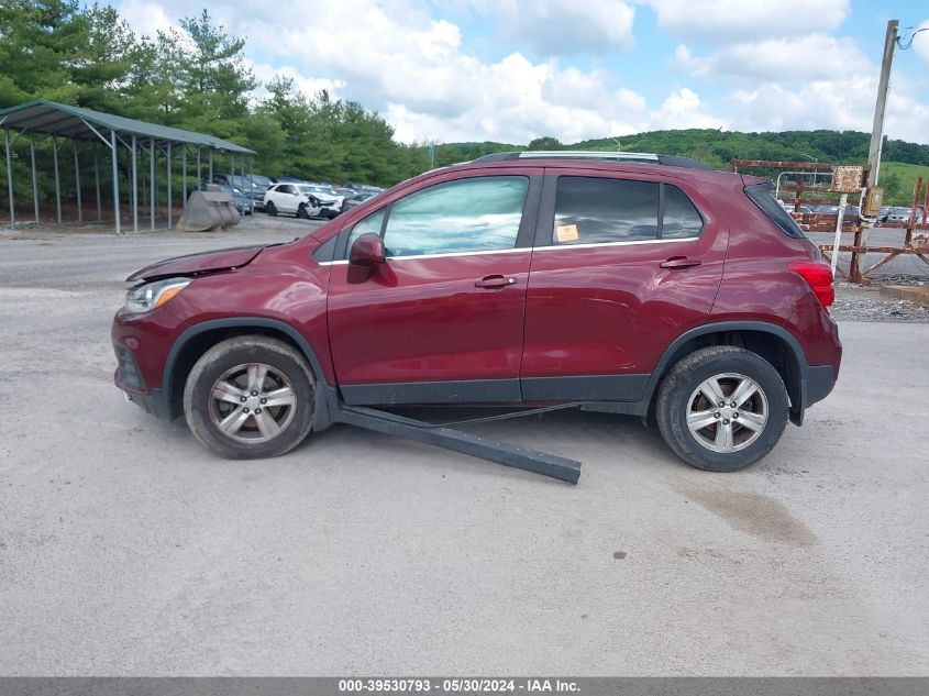 2017 Chevrolet Trax Lt VIN: 3GNCJPSB2HL141191 Lot: 39530793