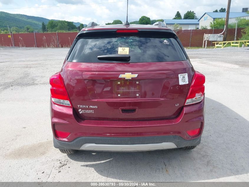2017 Chevrolet Trax Lt VIN: 3GNCJPSB2HL141191 Lot: 39530793
