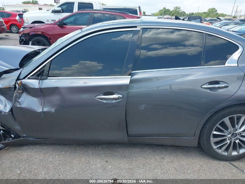 2018 Infiniti Q50 3.0T Luxe VIN: JN1EV7AP5JM355528 Lot: 39530794