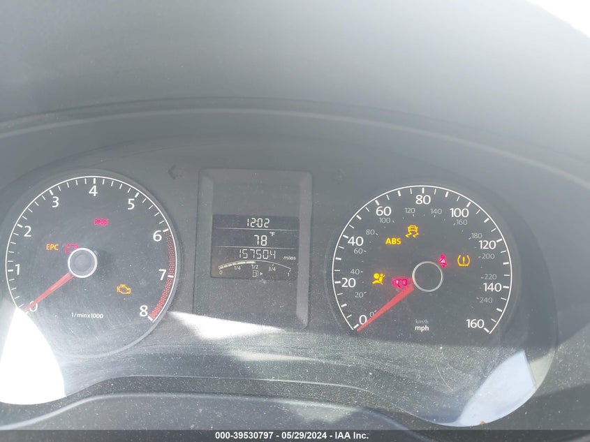 2012 Volkswagen Jetta 2.0L S VIN: 3VW1K7AJ7CM427835 Lot: 39530797