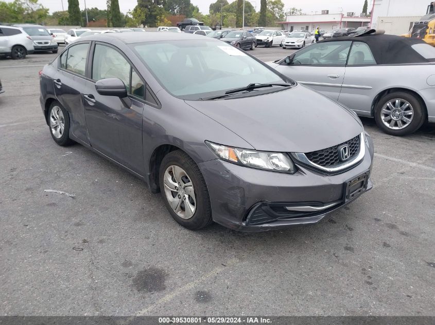 2014 Honda Civic Lx VIN: 19XFB2F52EE226414 Lot: 39530801