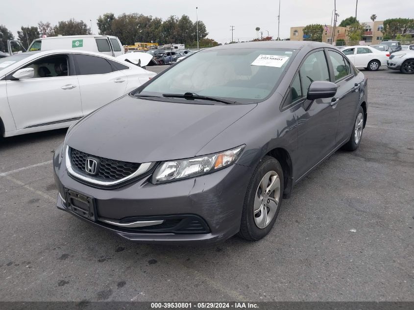 2014 Honda Civic Lx VIN: 19XFB2F52EE226414 Lot: 39530801