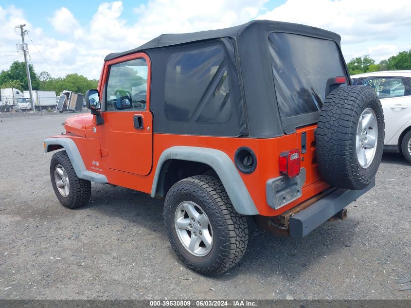 2006 Jeep Wrangler Se VIN: 1J4FA29156P786662 Lot: 39530809