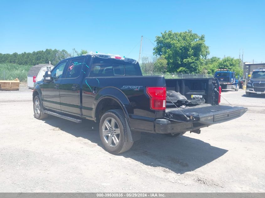 2019 Ford F-150 Lariat VIN: 1FTFW1E49KFC91172 Lot: 39530835