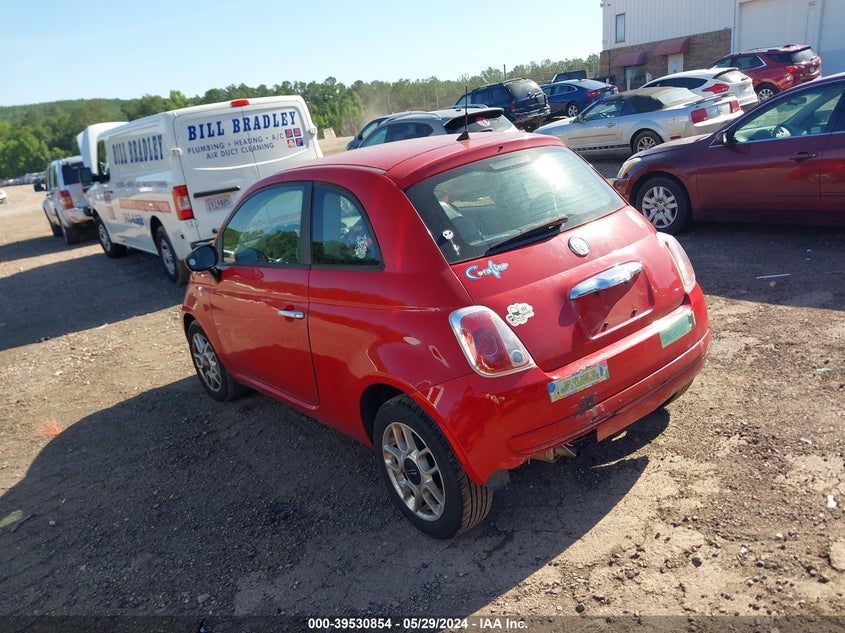 2012 Fiat 500 Pop VIN: 3C3CFFAR2CT125265 Lot: 39530854