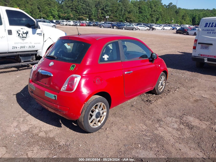 2012 Fiat 500 Pop VIN: 3C3CFFAR2CT125265 Lot: 39530854