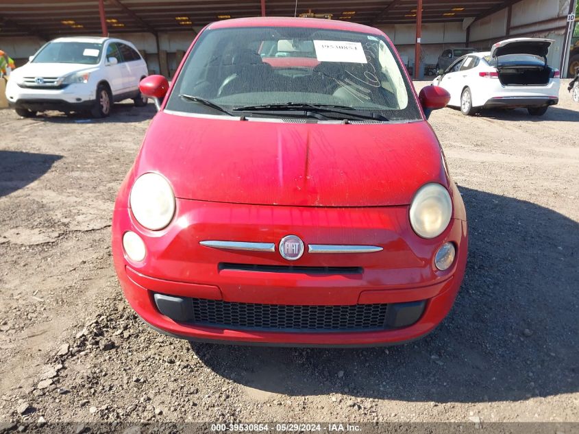2012 Fiat 500 Pop VIN: 3C3CFFAR2CT125265 Lot: 39530854