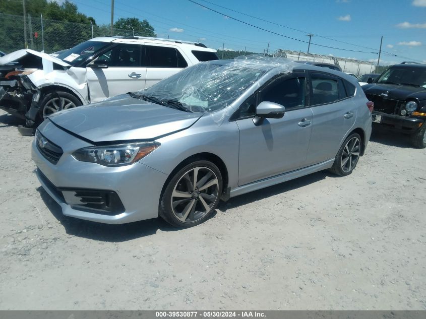 2023 Subaru Impreza Sport 5-Door VIN: 4S3GTAM6XP3710655 Lot: 39530877