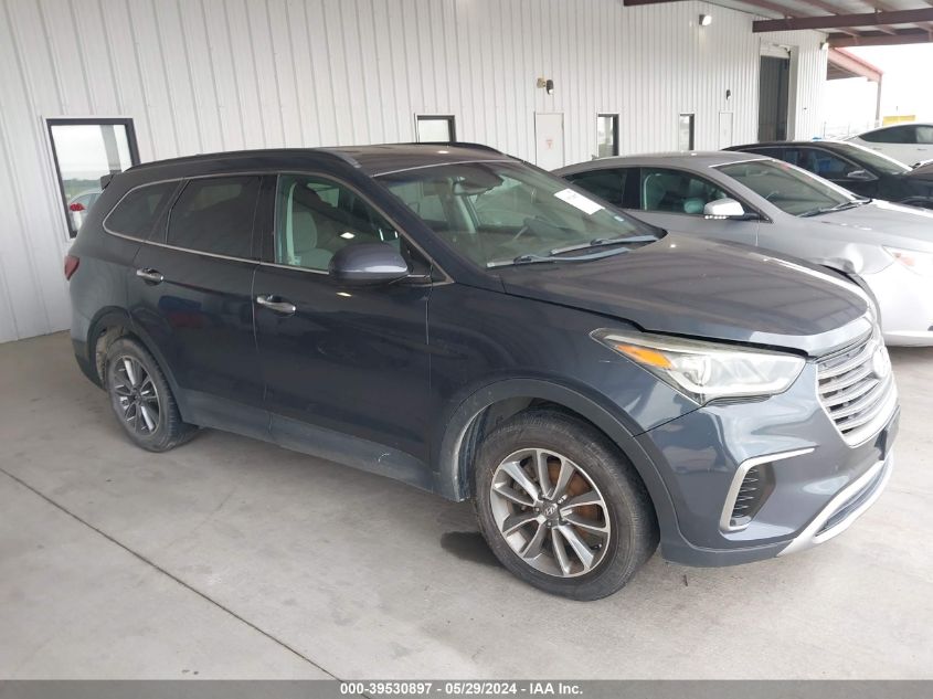 2017 Hyundai Santa Fe Se VIN: KM8SM4HFXHU201806 Lot: 39530897