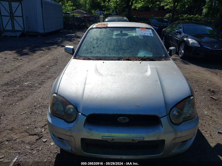 2004 Subaru Impreza 2.5Rs VIN: JF1GD67544H500571 Lot: 39530916