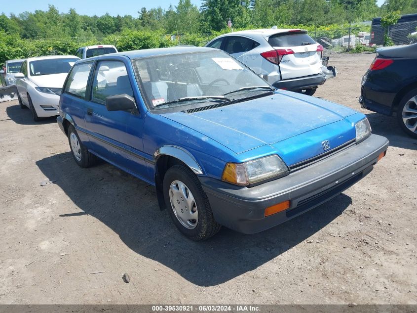 1986 Honda Civic Cvcc 1300 VIN: JHMAG4317GS009769 Lot: 39530921