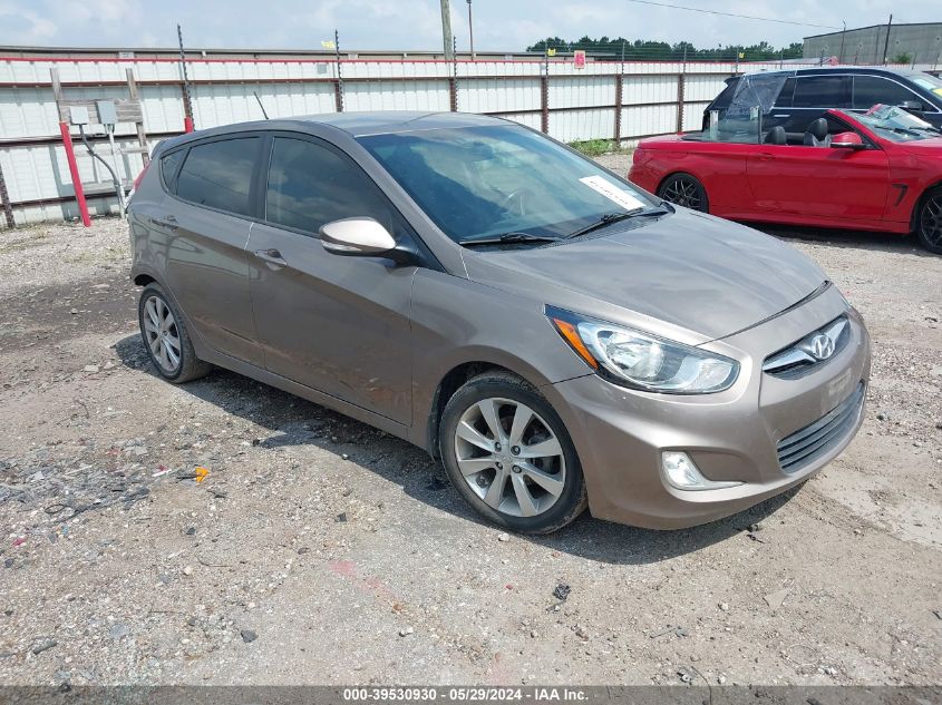 2013 Hyundai Accent Se VIN: KMHCU5AE9DU066873 Lot: 39530930