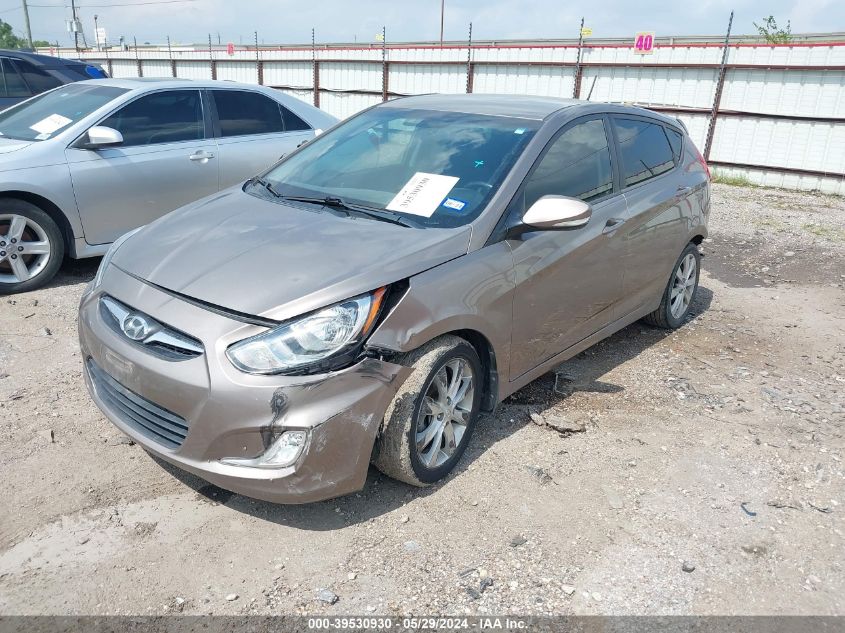 2013 Hyundai Accent Se VIN: KMHCU5AE9DU066873 Lot: 39530930