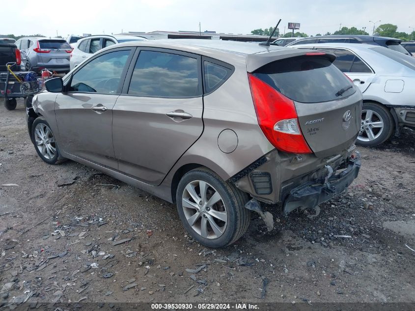 2013 Hyundai Accent Se VIN: KMHCU5AE9DU066873 Lot: 39530930