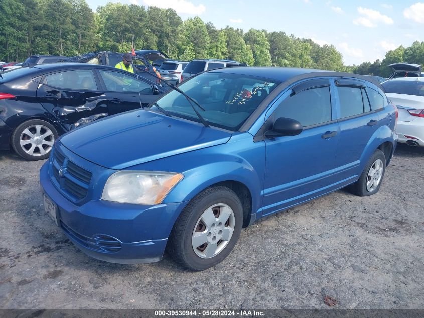 2007 Dodge Caliber VIN: 1B3HB28B37D280287 Lot: 39530944