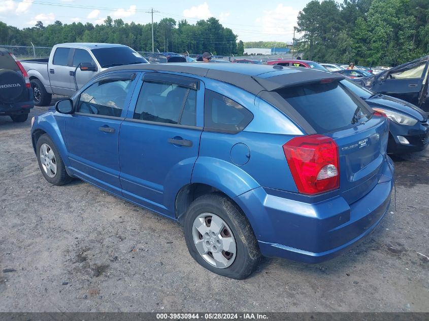 2007 Dodge Caliber VIN: 1B3HB28B37D280287 Lot: 39530944