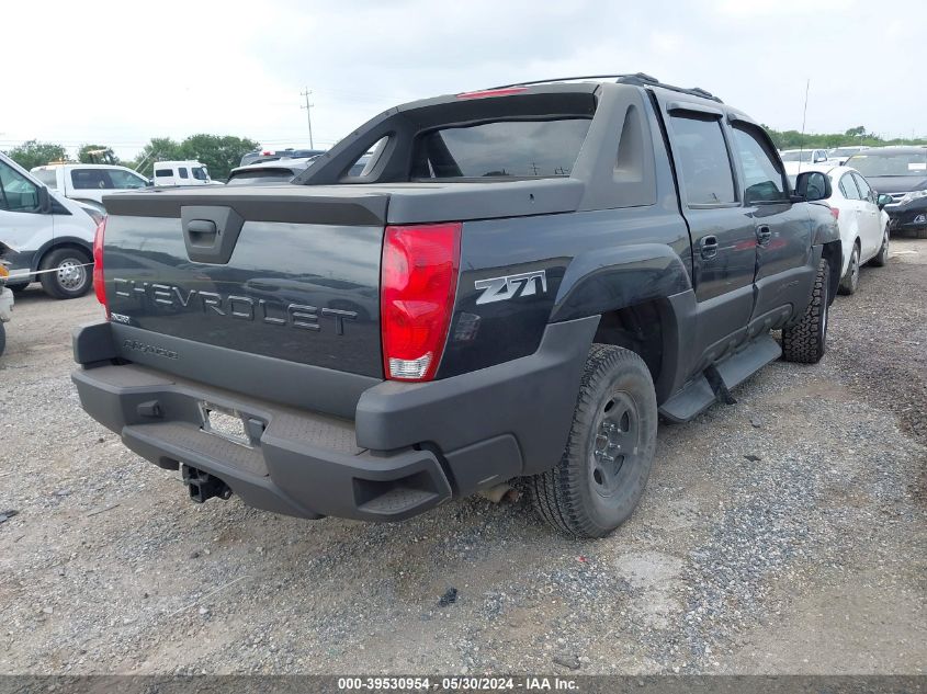 2004 Chevrolet Avalanche 1500 K1500 VIN: 3GNEK12T34G316529 Lot: 39530954