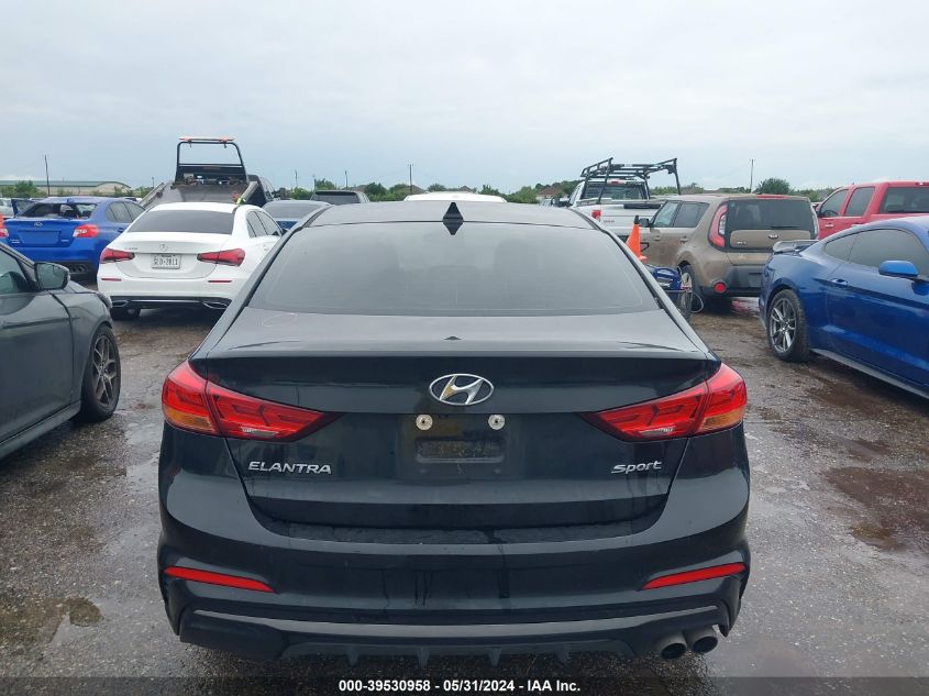 2018 Hyundai Elantra Sport VIN: KMHD04LB5JU512798 Lot: 39530958