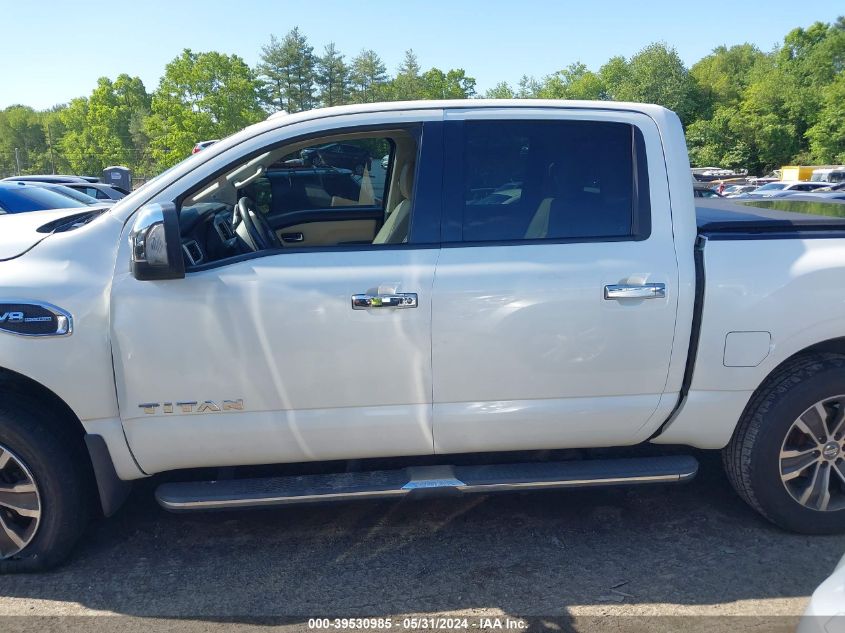 2017 Nissan Titan Sl VIN: 1N6AA1E56HN551024 Lot: 39530985