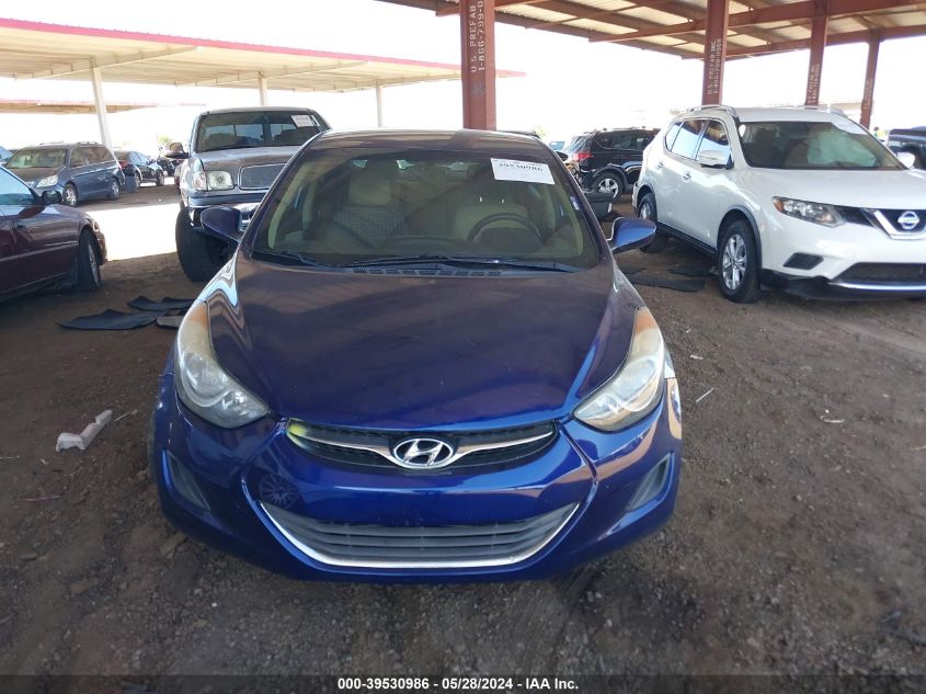 2013 Hyundai Elantra Gls VIN: 5NPDH4AE5DH411026 Lot: 39530986