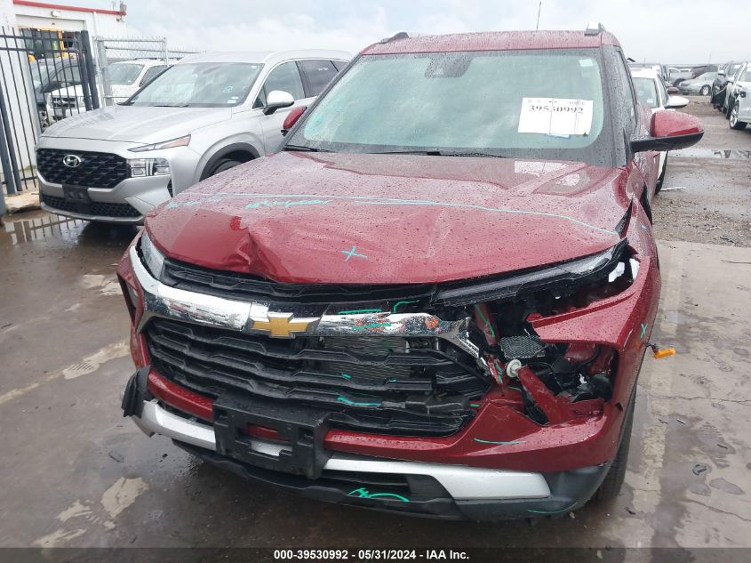 2024 Chevrolet Trailblazer Fwd Lt VIN: KL79MPSL2RB130050 Lot: 39530992