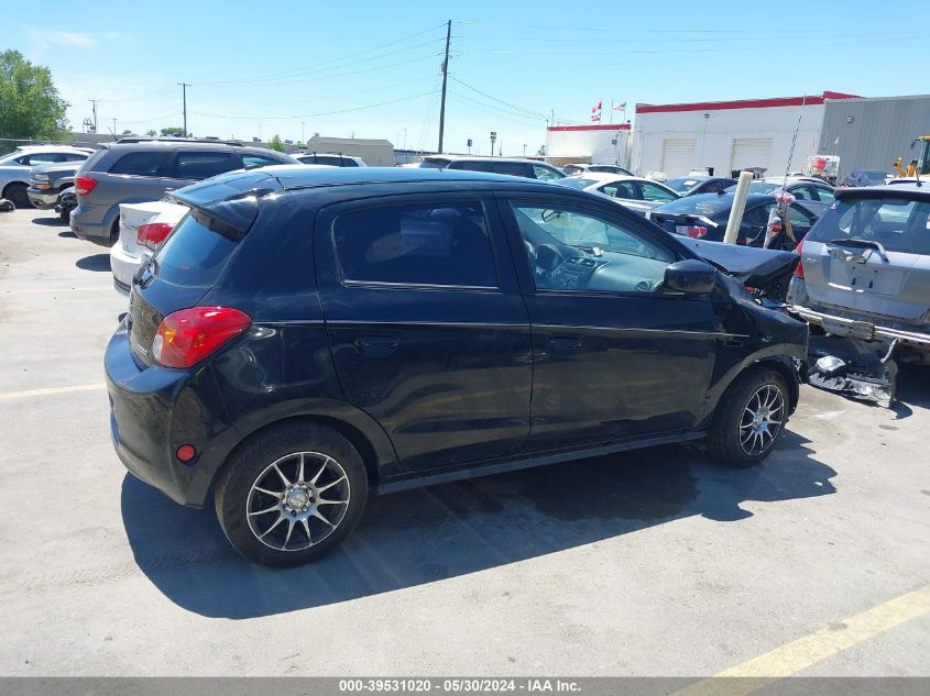 2014 Mitsubishi Mirage De VIN: ML32A3HJ2EH020735 Lot: 39531020