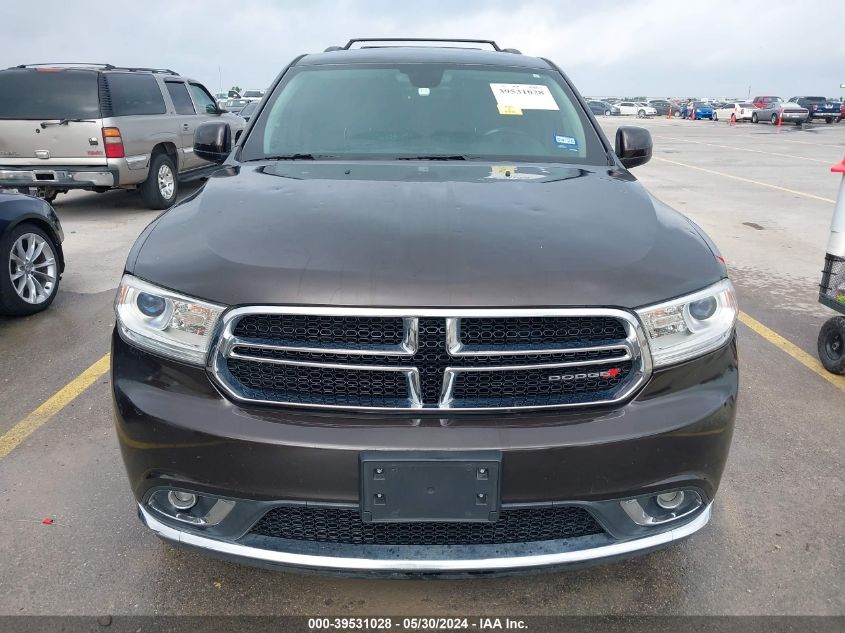 2017 Dodge Durango Sxt Rwd VIN: 1C4RDHAG0HC629192 Lot: 39531028