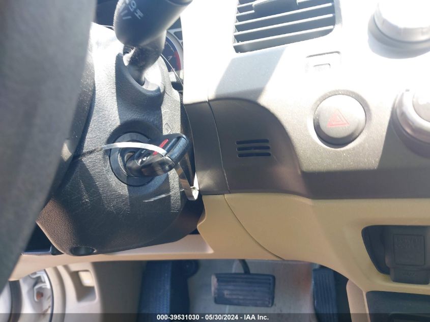 2007 Honda Civic Lx VIN: 1HGFA16547L064780 Lot: 39531030