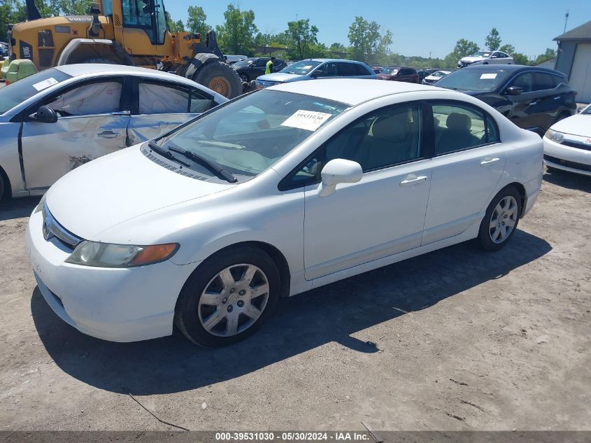 2007 Honda Civic Lx VIN: 1HGFA16547L064780 Lot: 39531030