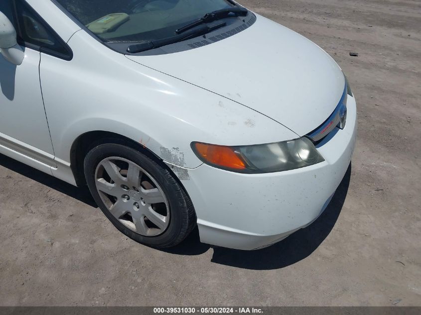 2007 Honda Civic Lx VIN: 1HGFA16547L064780 Lot: 39531030