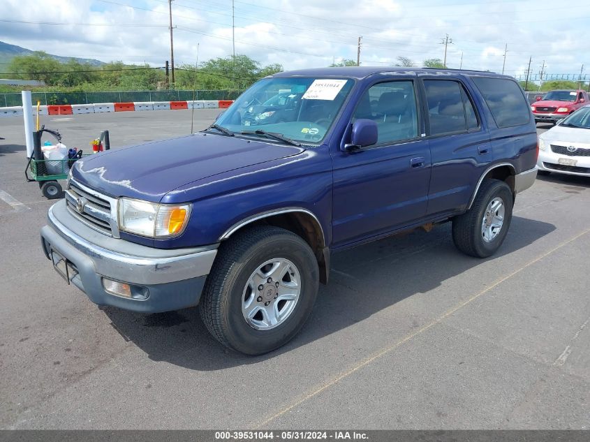 2000 Toyota 4Runner Sr5 V6 VIN: JT3GN86RXY0152338 Lot: 39531044