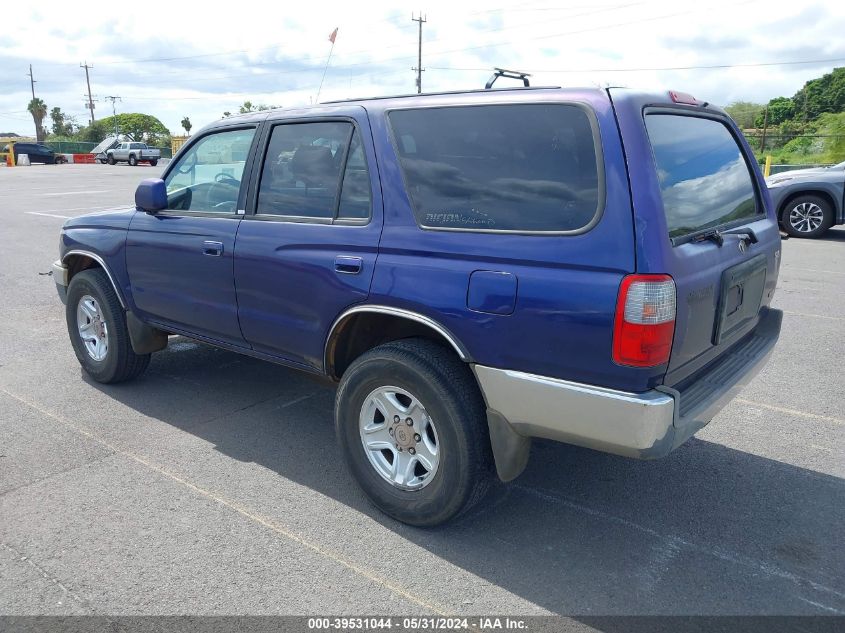 2000 Toyota 4Runner Sr5 V6 VIN: JT3GN86RXY0152338 Lot: 39531044