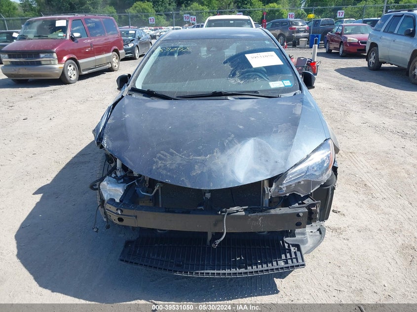 2017 Toyota Corolla Le VIN: 2T1BURHE0HC862542 Lot: 39531050