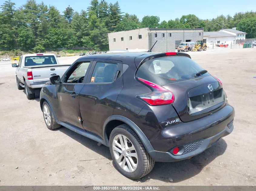 2016 Nissan Juke S VIN: JN8AF5MV1GT652368 Lot: 39531051