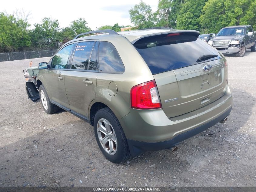 2013 Ford Edge Sel VIN: 2FMDK3JCXDBE24839 Lot: 39531069