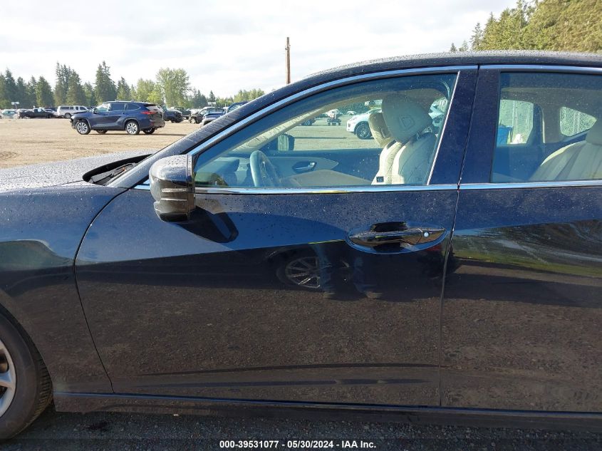 2021 Acura Tlx Standard VIN: 19UUB6F3XMA008138 Lot: 39531077