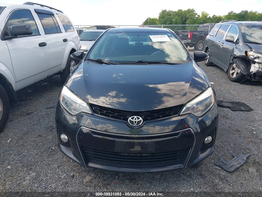 2016 Toyota Corolla S Plus VIN: 2T1BURHE5GC663386 Lot: 39531093