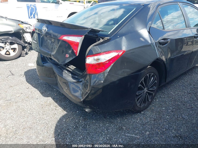 2016 Toyota Corolla S Plus VIN: 2T1BURHE5GC663386 Lot: 39531093