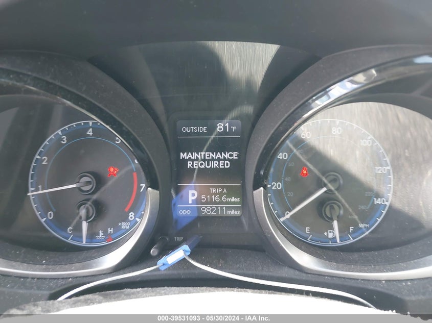 2016 Toyota Corolla S Plus VIN: 2T1BURHE5GC663386 Lot: 39531093