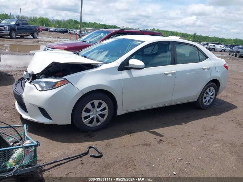 2014 Toyota Corolla Le Eco VIN: 5YFBPRHE5EP086783 Lot: 39531117