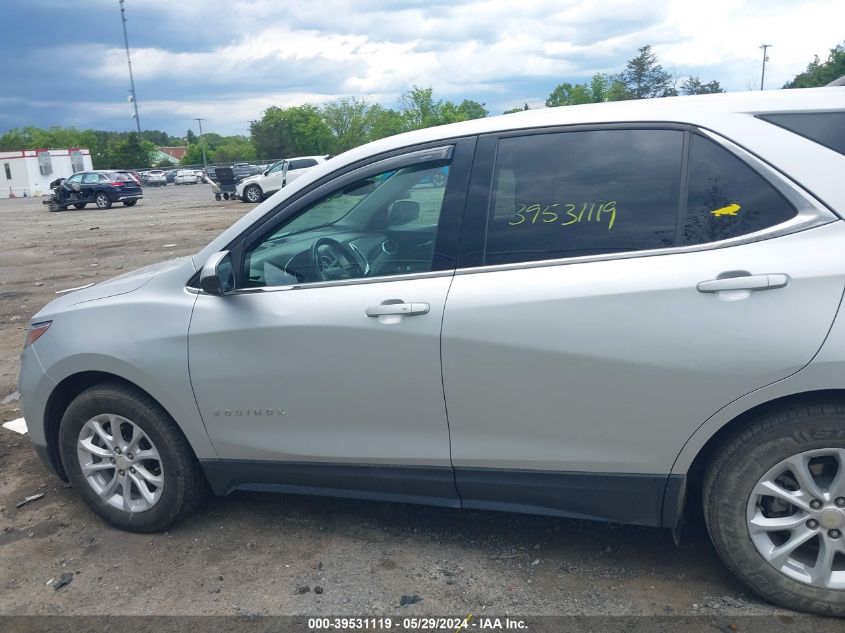 2020 Chevrolet Equinox Fwd Lt 1.5L Turbo VIN: 3GNAXKEV8LS738505 Lot: 39531119