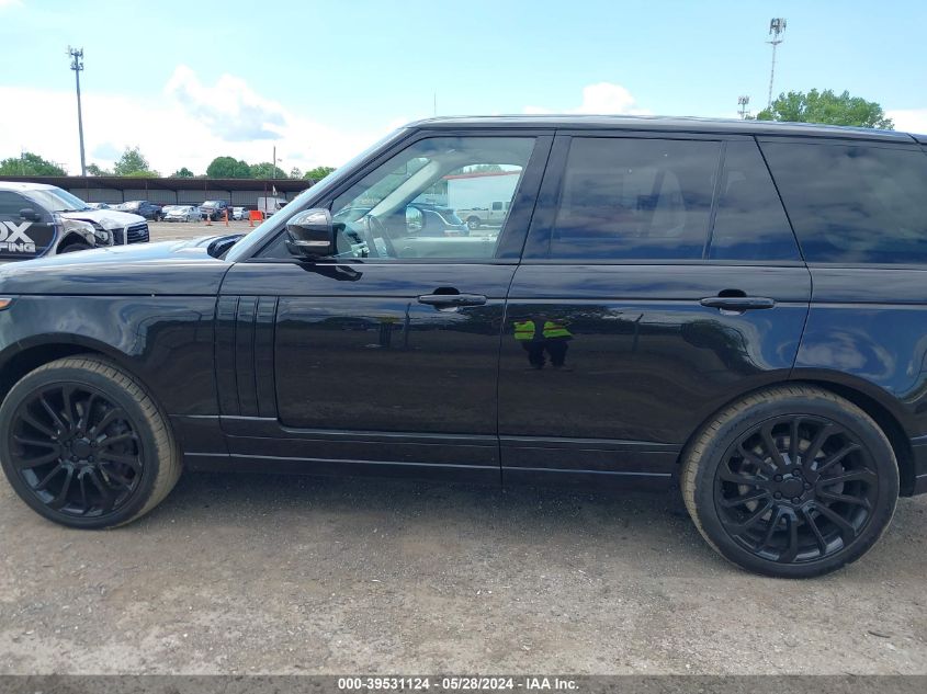 2014 Land Rover Range Rover 5.0L V8 Supercharged/5.0L V8 Supercharged Ebony Edition VIN: SALGS2TF8EA191360 Lot: 39531124