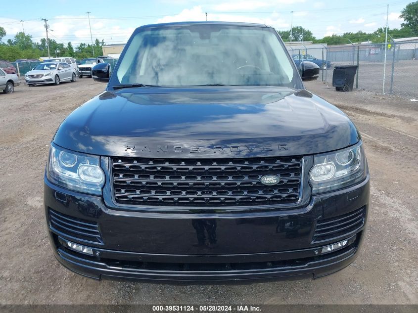 2014 Land Rover Range Rover 5.0L V8 Supercharged/5.0L V8 Supercharged Ebony Edition VIN: SALGS2TF8EA191360 Lot: 39531124