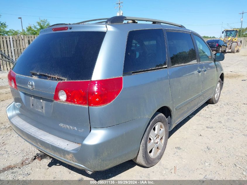 2006 Toyota Sienna Le VIN: 5TDZA23C16S450087 Lot: 39531135