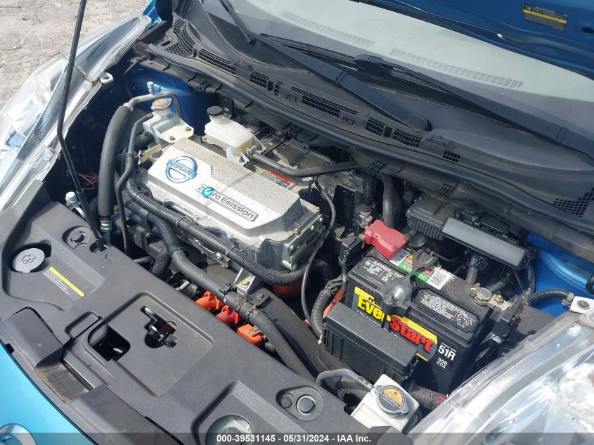 2012 Nissan Leaf Sv/Sl VIN: JN1AZ0CP2CT018737 Lot: 39531145