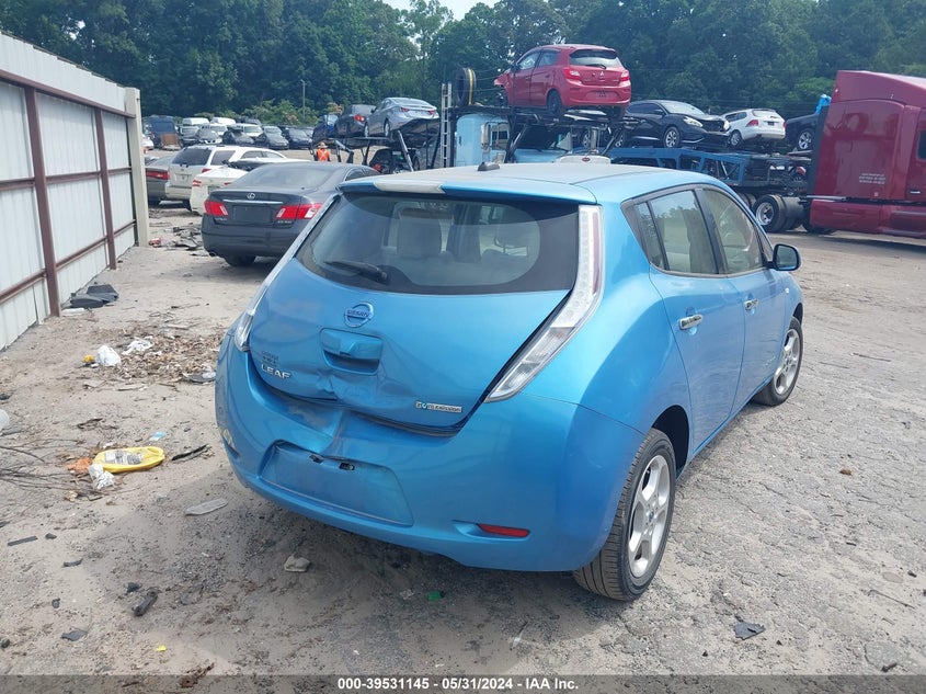 2012 Nissan Leaf Sv/Sl VIN: JN1AZ0CP2CT018737 Lot: 39531145